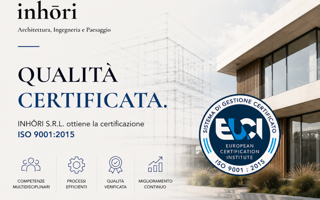 La qualità come metodo progettuale: INHORI ottiene la certificazione UNI EN ISO 9001:2015